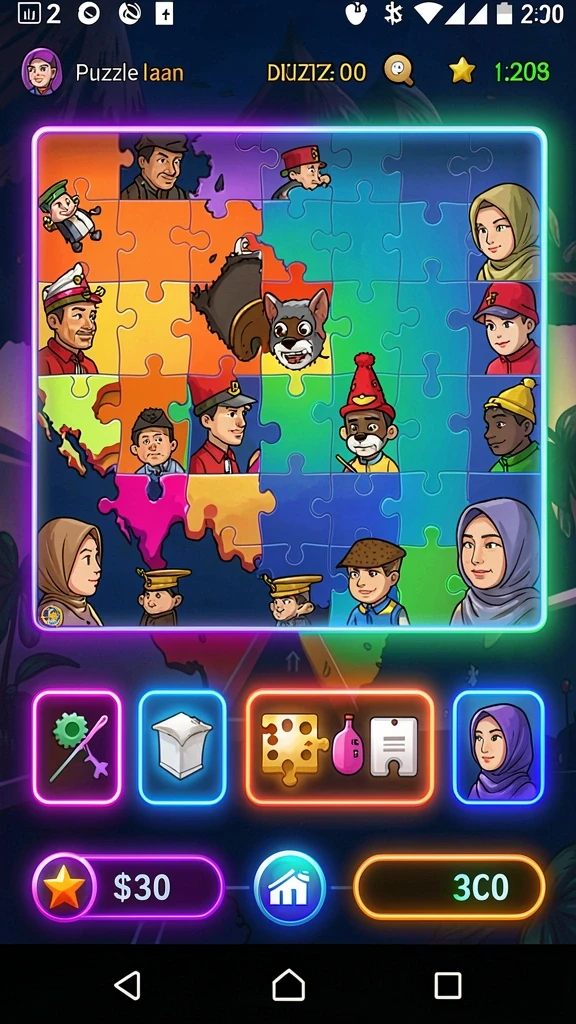 mainduit - Gambaran visual leaderboard yang menunjukkan peringkat pemain.