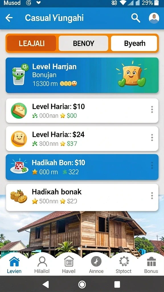 megapetir - Karakter yang bisa diupgrade untuk meningkatkan kekuatan.