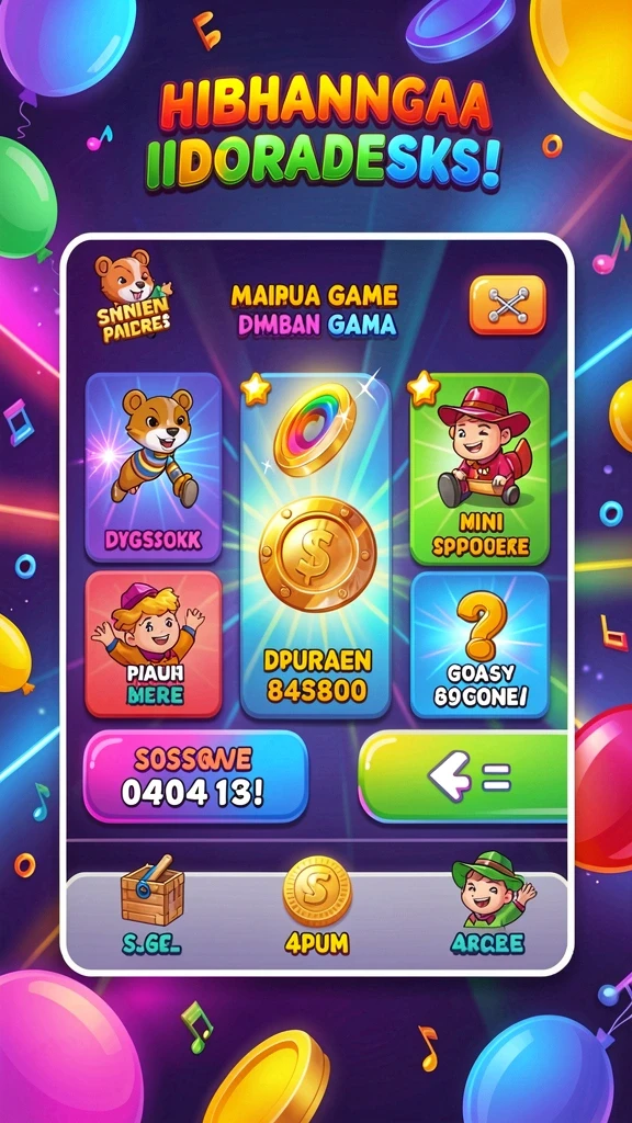 ocatoto - Level yang penuh warna dan tantangan seru.