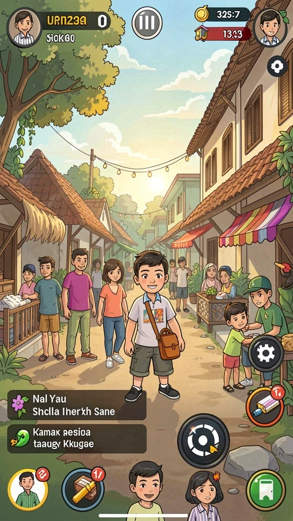 poa88 - Screenshot menunjukkan aksi seru dalam pertarungan melawan musuh.