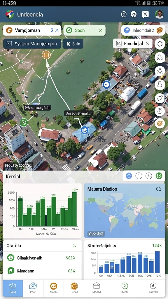 rajabotak - Tampilan grafis yang memukau dan detail lingkungan.
