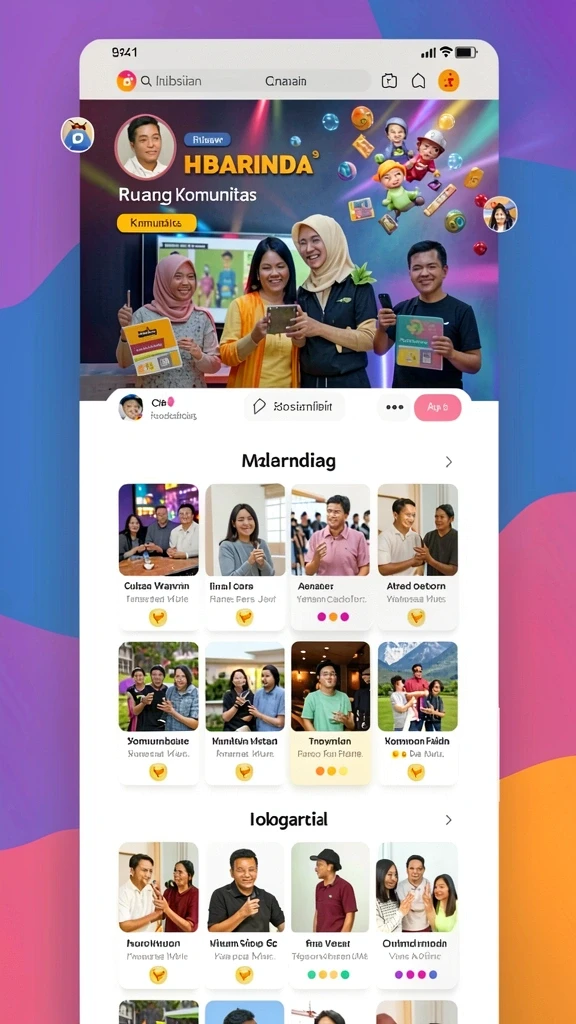 sobatgaming - Antarmuka utama SOBATGAMING yang menarik.